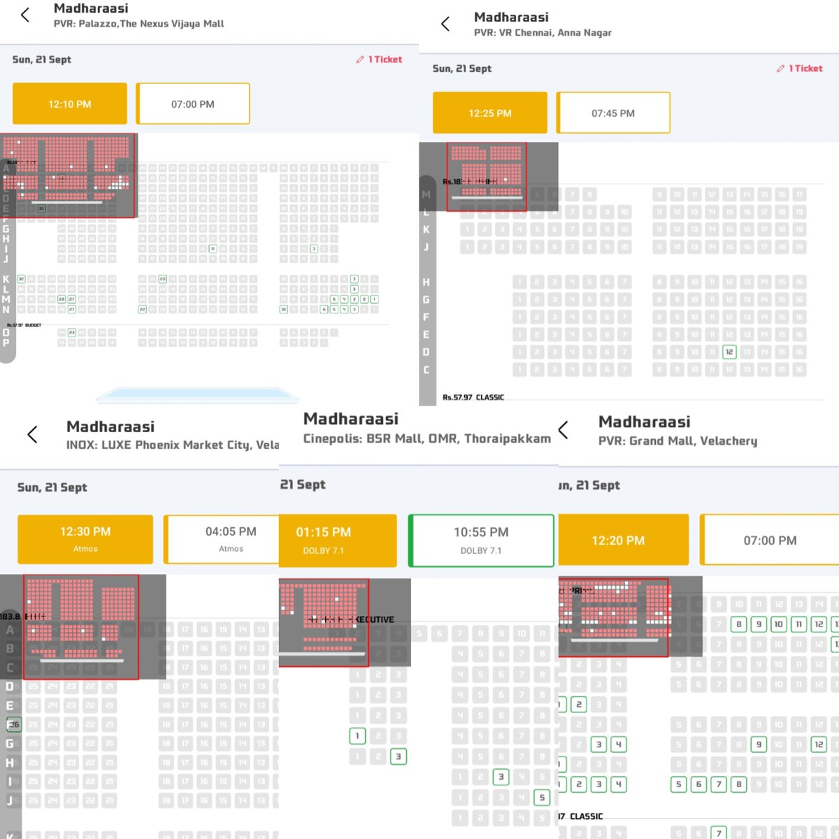 SK_Trends's tweet photo. #Madharaasi 3rd Sunday AN Shows ❤️💪 https://t.co/L6WVbpq5bS