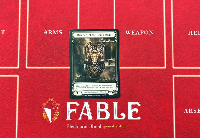 Rampart of the Ram's Head 羊頭の堅盾 CF fab EN《Rainbow Foil
