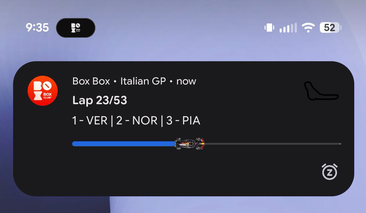 BoxBox_Club's tweet image. We are the first @F1 App to bring LIVE NOTIFICATION to the Android users!! 🏎️🦾

You get:
- Live race updates at a glance
- Instant position changes &amp;amp; flag alerts
- Notifications straight from your lock screen
- Flex around your F1 gang!

#android16 #livenotification #boxboxclub