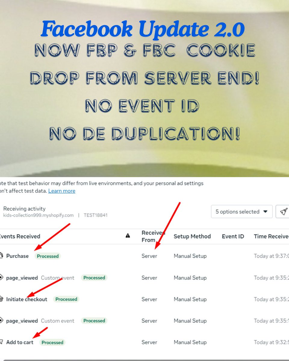 TrackingAnalyst's tweet image. Now Setup Only Conversion API, fbp, fbc Cookie confirmed. No more De Duplication for Facebook. Send Cookie from Server only. Contact for service Now. #FacebookConversionAPI #fbcCookie #fbpCookie