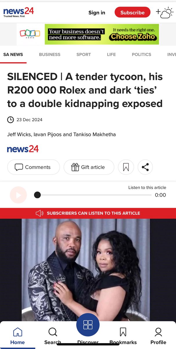 <a href="/TimesLIVE/">Times LIVE</a> These are Paul O’Sullivan’s dogs. Last year, reports linked Sibiya and Cat Matlala to criminal syndicates. Now, General Mkhwanazi connects their favorites to these groups, and they’re trying to protect them. Why don’t they use investigative journalists to dig deeper? Like they do