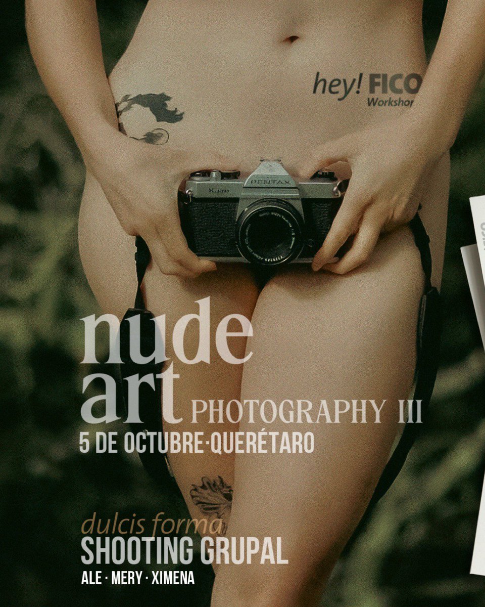 NUDE ART PHOTOGRAPHY III 📸SHOOTING GRUPAL Una celebración de la belleza... CUPOS LIMITADOS ¡Aparta ya y asegura tu lugar! +Info: hey_fico@me.com
@whatsapp
442772 2184 #Queretaro