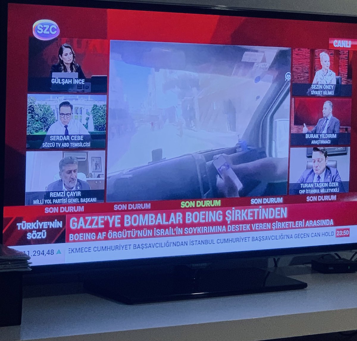 Gazze'ye atılan bombalar Boeing şirketininmiş.

Erdoğan'ın alacağı 300 uçağın üreticisi.