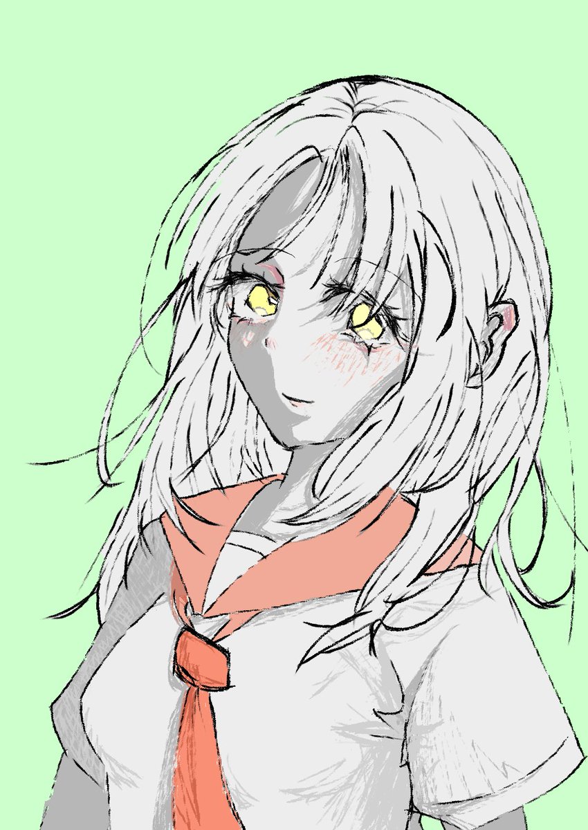 あれ、何だか、君のこと、、、
#イラスト好きさんと繋がりたい 
#絵柄が好みって人にフォローされたい 
#絵描きさんと繋がりたい