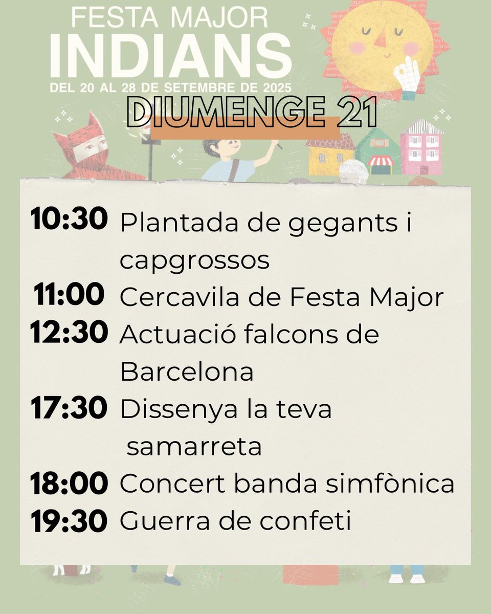 Festa Major Indians tweet media