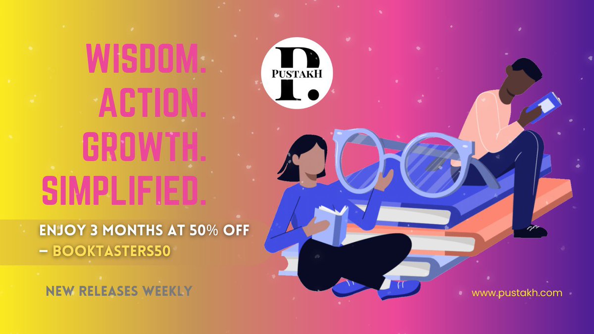 BookTasters's tweet image. See clearer. Think deeper. Grow faster. 👓
Enjoy 50% off Premium for 3 months with code BOOKTASTERS50