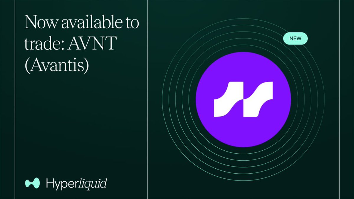 🆕 NEW LISTING 🆕 
$AVNT has been listed with 5x leverage