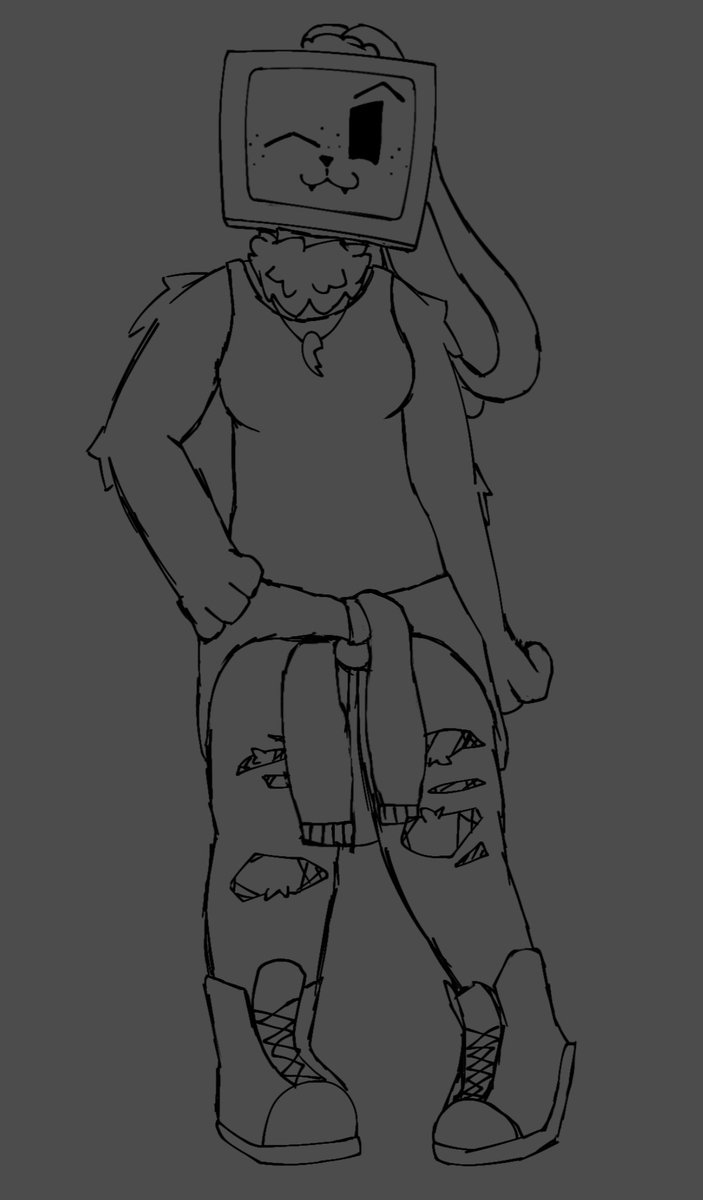 Locuwu's tweet photo. I forced myself out of art block just to draw her takeover outfit finally https://t.co/kzPn2AWoRG