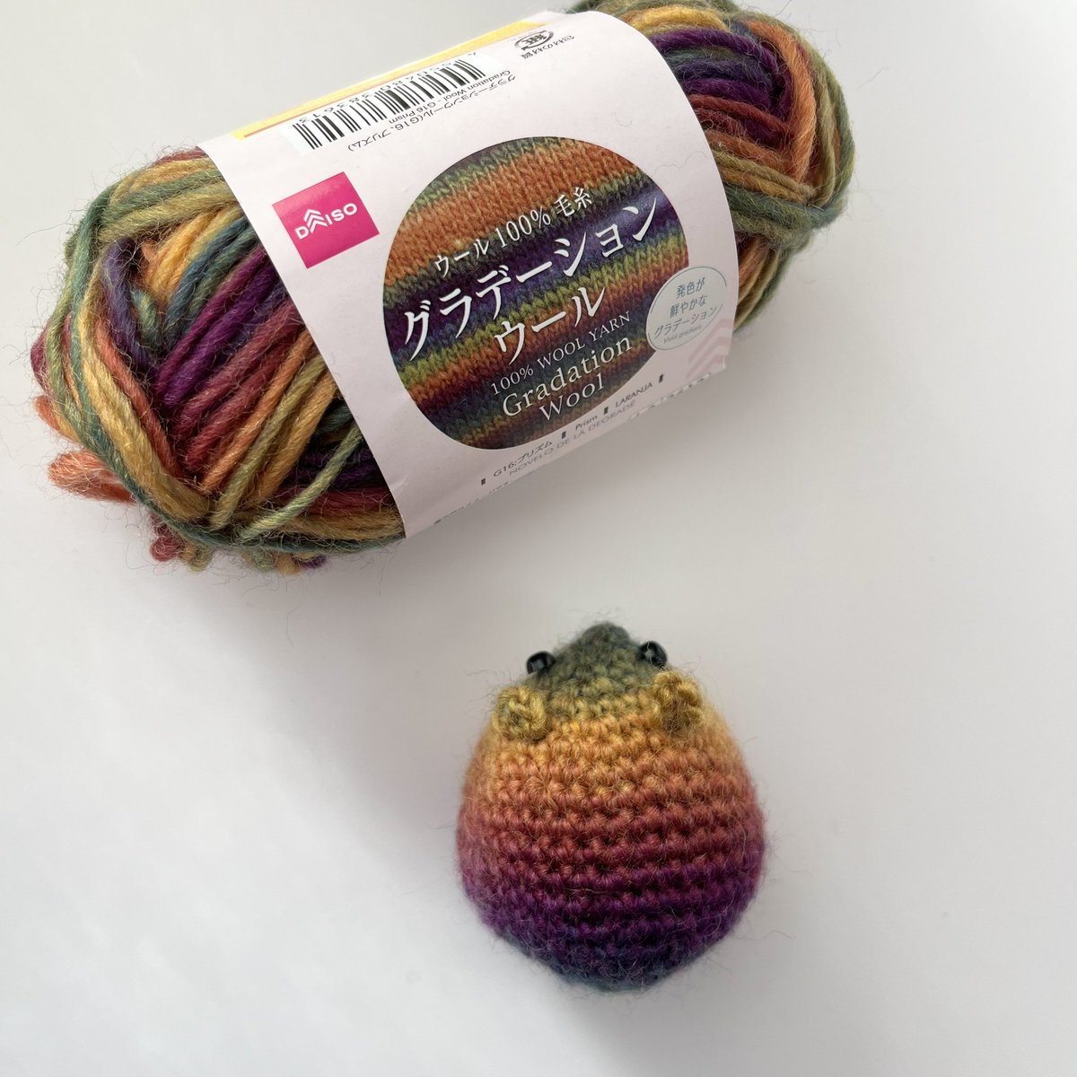 かわいすぎて真似したくなったのでゲーミングハムスター編んでみました