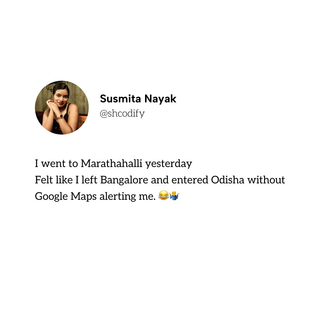 shcodify's tweet image. Odia people are everywhere 🤷‍♀️
#Bangalore #marathahalli #Viral #Trending #Odisha #OdiaVibes