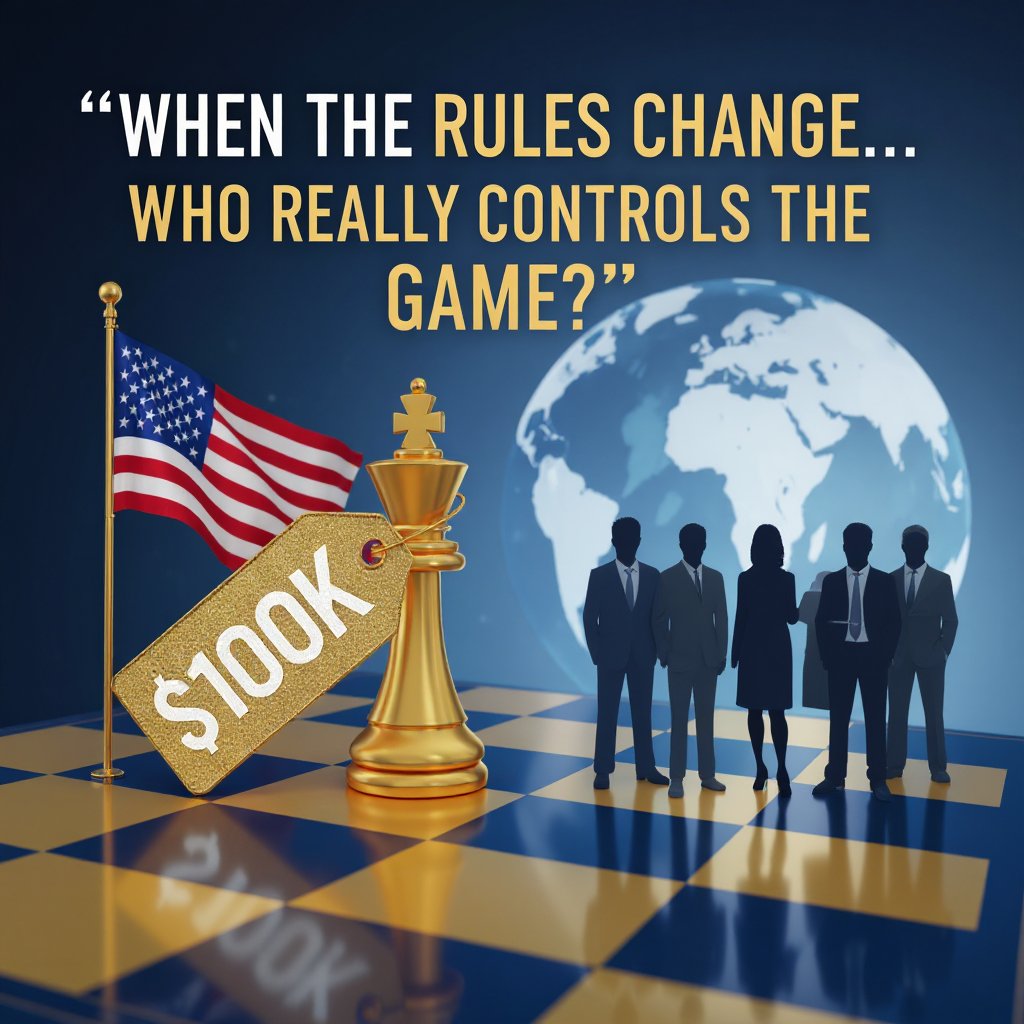 U.S. Adds $100K Fee for NEW H-1B.
One-time. Doesn’t affect current holders.

Why are countries like India exporting their BEST talent? Why not build opportunities at HOME?

Stop relying on foreign validation. Build LOCAL ecosystems. Retain your talent.

Wake-up call. Thoughts?