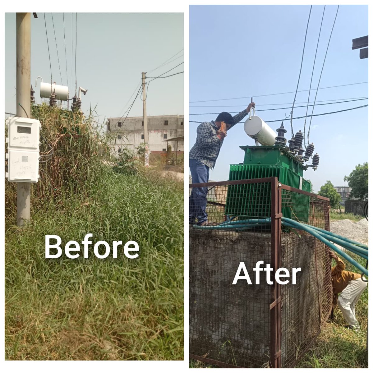 Executive Engineer EDD Dadri Noida PVVNL (@exen_dadri) on Twitter photo खण्ड में अनुरक्षण माह के अंतर्गत ट्रांसफार्मरों पर घास व बेल की साफ सफाई का कार्य कराया गया
जिससे बरसात व आंधी के समय लाईन में फॉल्ट की समस्या उत्पन्न न हो
<a href="/AKSharmaOffice/">AK Sharma Office</a> <a href="/MdPvvnl/">MD Pvvnl</a> <a href="/isomendratomar/">Dr. Somendra Tomar</a> <a href="/dmgbnagar/">DM NOIDA Gautam Buddha Nagar</a> <a href="/CMOfficeUP/">CM Office, GoUP</a> <a href="/dr_maheshsharma/">Dr. Mahesh Sharma</a> खण्ड में अनुरक्षण माह के अंतर्गत ट्रांसफार्मरों पर घास व बेल की साफ सफाई का कार्य कराया गया
जिससे बरसात व आंधी के समय लाईन में फॉल्ट की समस्या उत्पन्न न हो
<a href="/AKSharmaOffice/">AK Sharma Office</a> <a href="/MdPvvnl/">MD Pvvnl</a> <a href="/isomendratomar/">Dr. Somendra Tomar</a> <a href="/dmgbnagar/">DM NOIDA Gautam Buddha Nagar</a> <a href="/CMOfficeUP/">CM Office, GoUP</a> <a href="/dr_maheshsharma/">Dr. Mahesh Sharma</a>