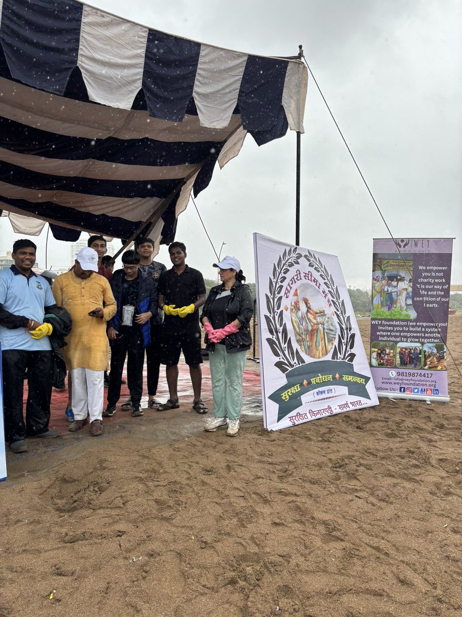 A heartfelt thank you from <a href="/weyfoundorg/">WEY Foundation</a> to all our student volunteers, NMIMS, Mukesh Patel, Enactus, local schools, Versova Gaon residents, #SagriSeemaManch, #SeemaJagranManch, #ABVP, and the #Fisheries Department for standing with us.

Special gratitude to Hon’ble Minister