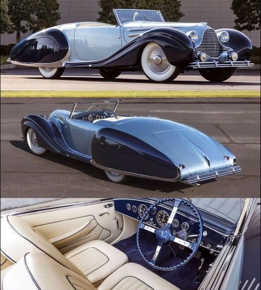 Retromania4ever's tweet image. 🟦⬜🟥 1947 #Talbot-Lago T26 Record Cabriolet