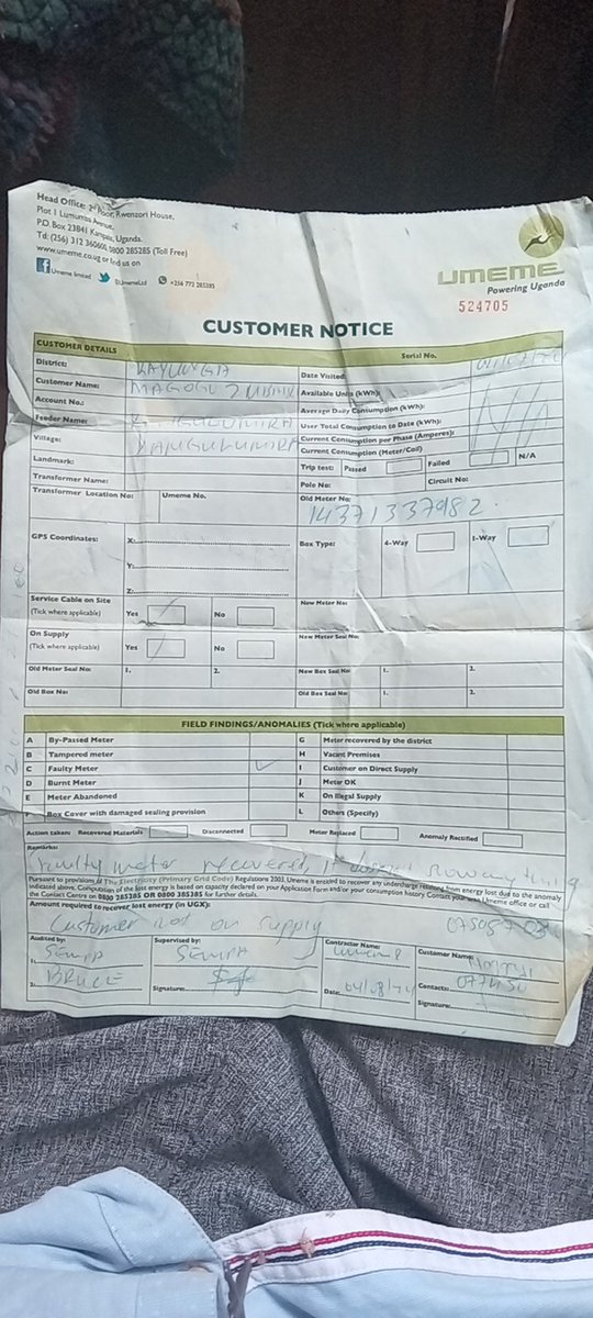 lunjavicent's tweet photo. @UEDCLTD You say it's for free but your workers @kayunga bungerere branch  asking for money well as it was there ft https://t.co/VjEa6nTC00