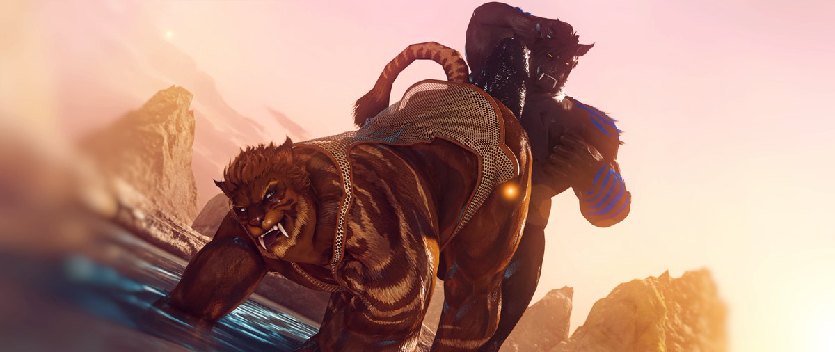 Morning stretches with the handsomest man <a href="/ArkathB/">Arkath</a> 
🌅🍆~