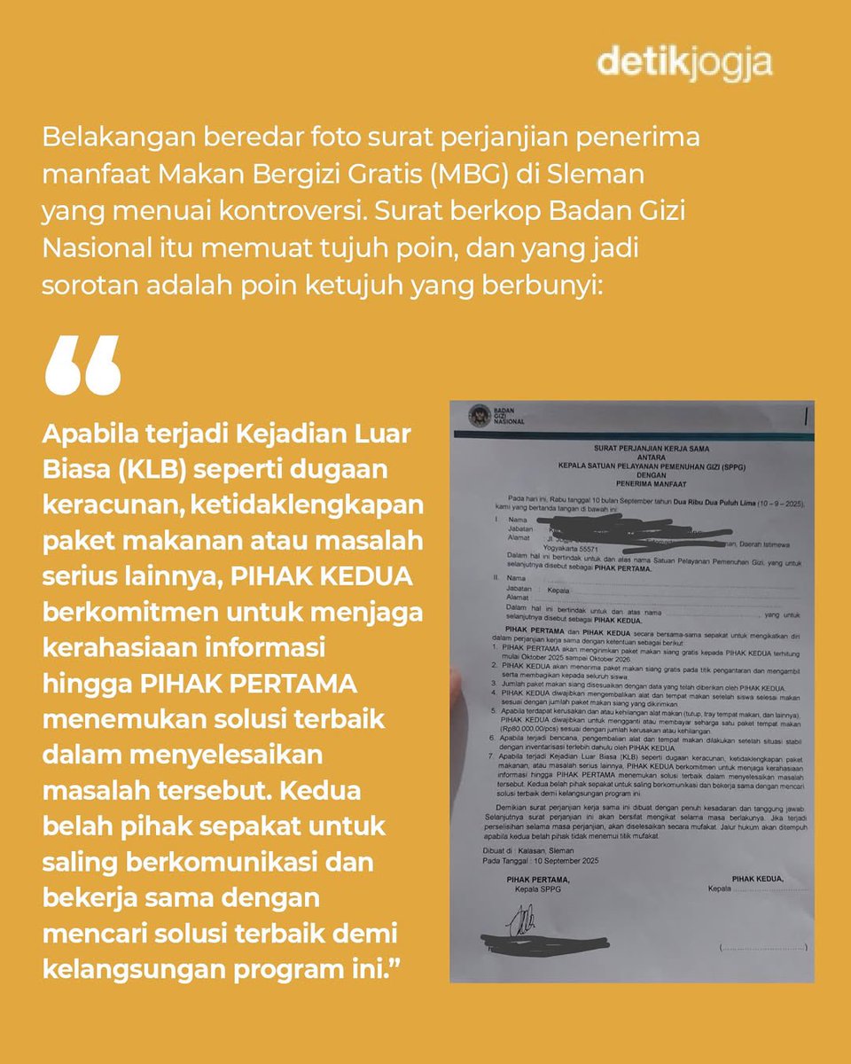 Cara mengurangi atau menghilangkan kasus keracunan dalam program MBG adalah...

Dengan merahasiakannya 😏