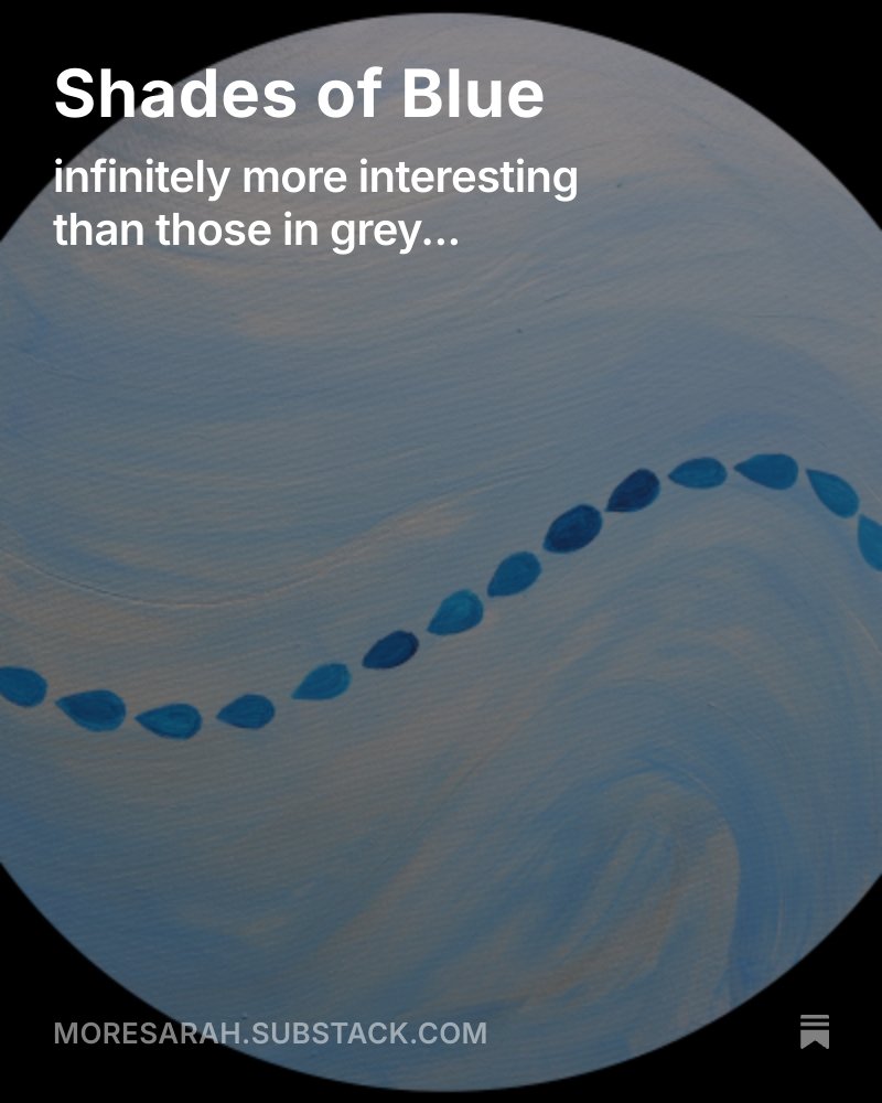 Sarah_James's tweet photo. Shades of blue…infinitely more interesting than those in grey: a Substack about Darling Blue, an animated poem, a question &amp; inspirational prompt!
https://t.co/vba9WtjxbW https://t.co/RMUbw0bWsc