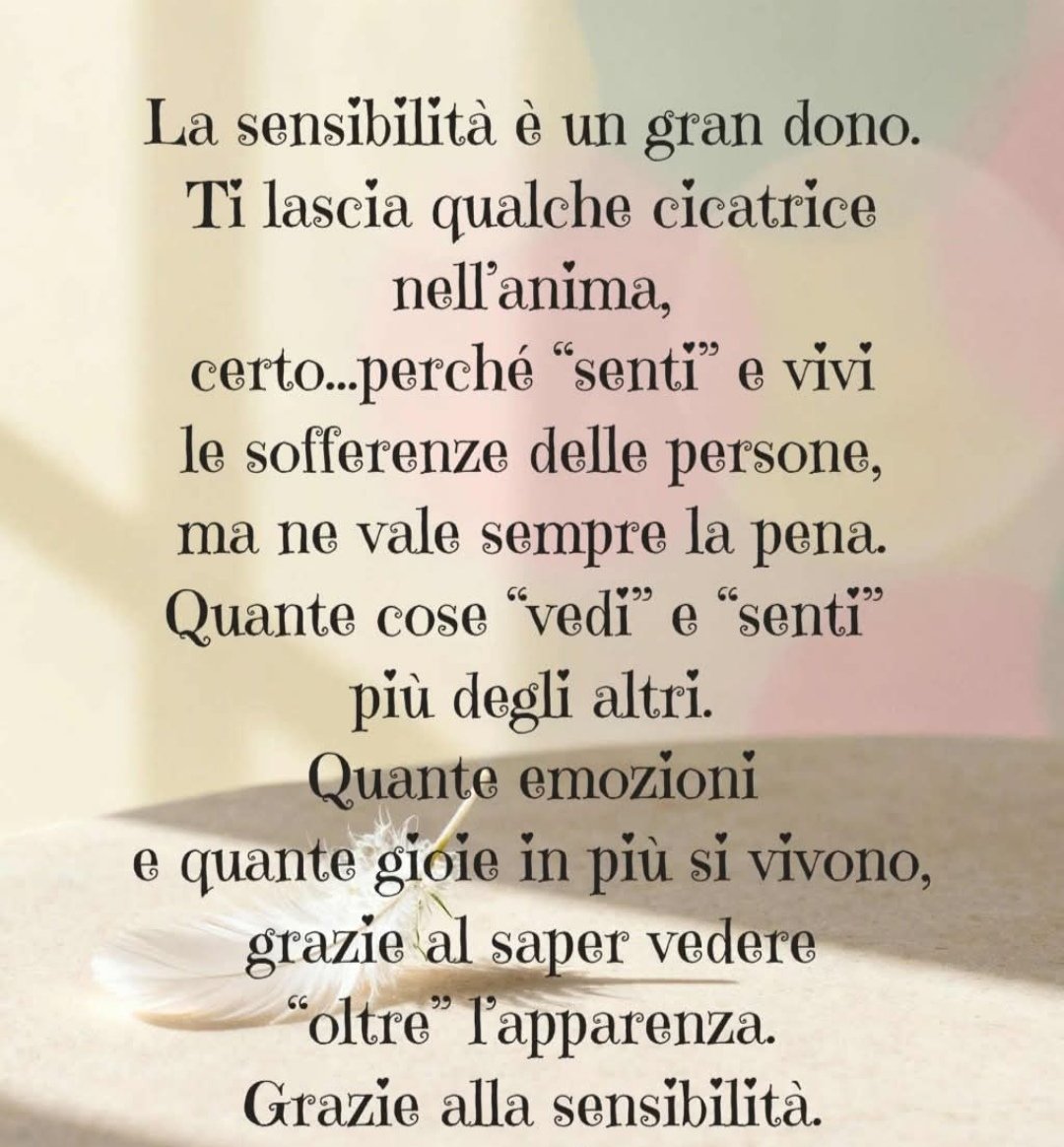 Auguro a tutti una serena Domenica.