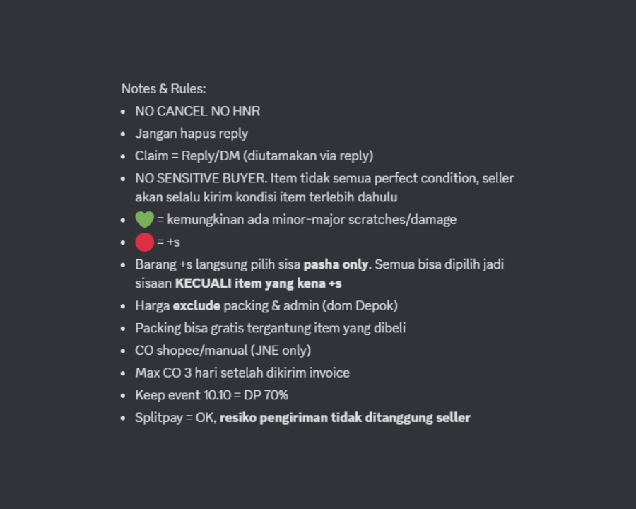 [‼️CERAI SALE READY INA‼️]

Like and RTs are appreciated. Tolong baca notes &amp; rules yang sudah dicantumkan terlebih dahulu

#warungenstars #warungenstar #warunganime #zonauang