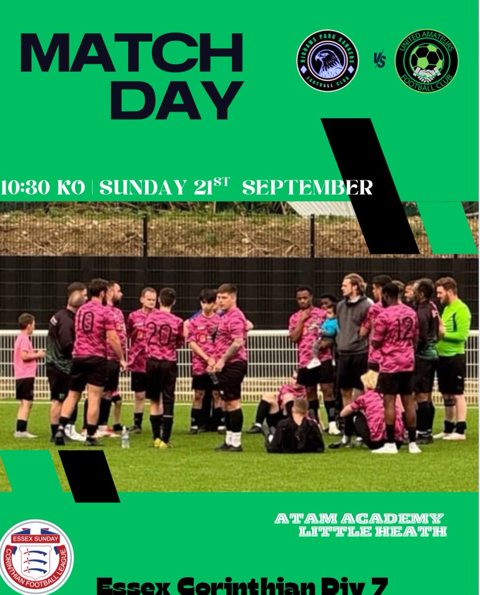 Its Matchday vs <a href="/HighamsParkRang/">HighamsParkRangers</a>