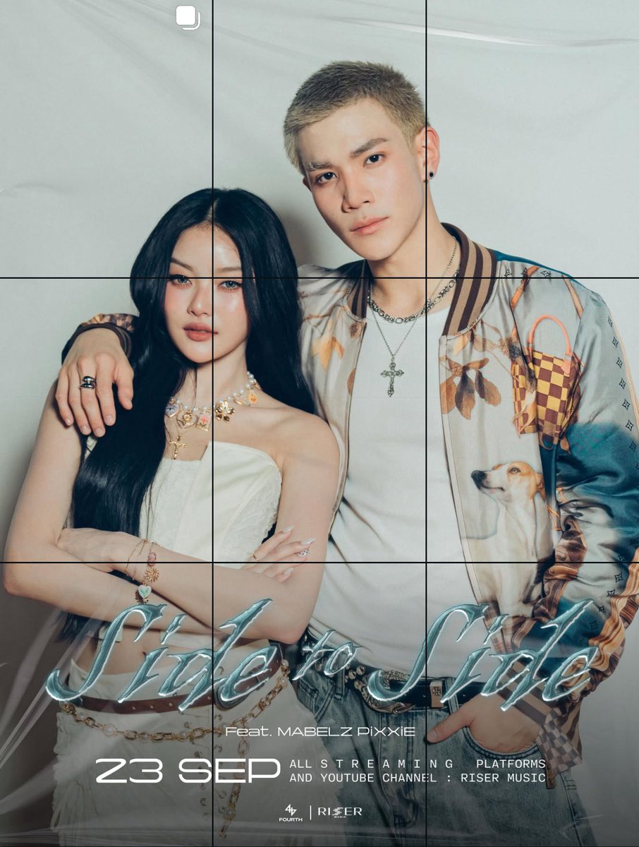 IG Post Update [21092025] : risermusicth 

FOURTH POSTER SET02
#SideToSide_FOURTHftMABELZ

<a href="/tawattannn/">FOURTH</a> 
#Fourthnattawat 
#โฟร์ทณัฐวรรธน์