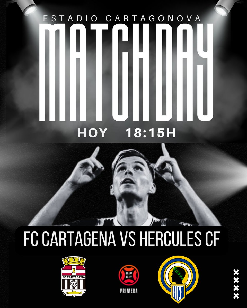 Federación de Peñas FC Cartagena (@fpfcct) on Twitter photo Por fin ha llegado el día de la semana que más nos gusta...HOY JUEGA EL <a href="/FCCartagena_efs/">FC Cartagena</a>
Nos vemos a las 16:00h en la Explanada del Cartagonova para recibir al equipo 🚌🔥
¡Vamos afición, hoy toca PARTIDAZO! Por fin ha llegado el día de la semana que más nos gusta...HOY JUEGA EL <a href="/FCCartagena_efs/">FC Cartagena</a>
Nos vemos a las 16:00h en la Explanada del Cartagonova para recibir al equipo 🚌🔥
¡Vamos afición, hoy toca PARTIDAZO!