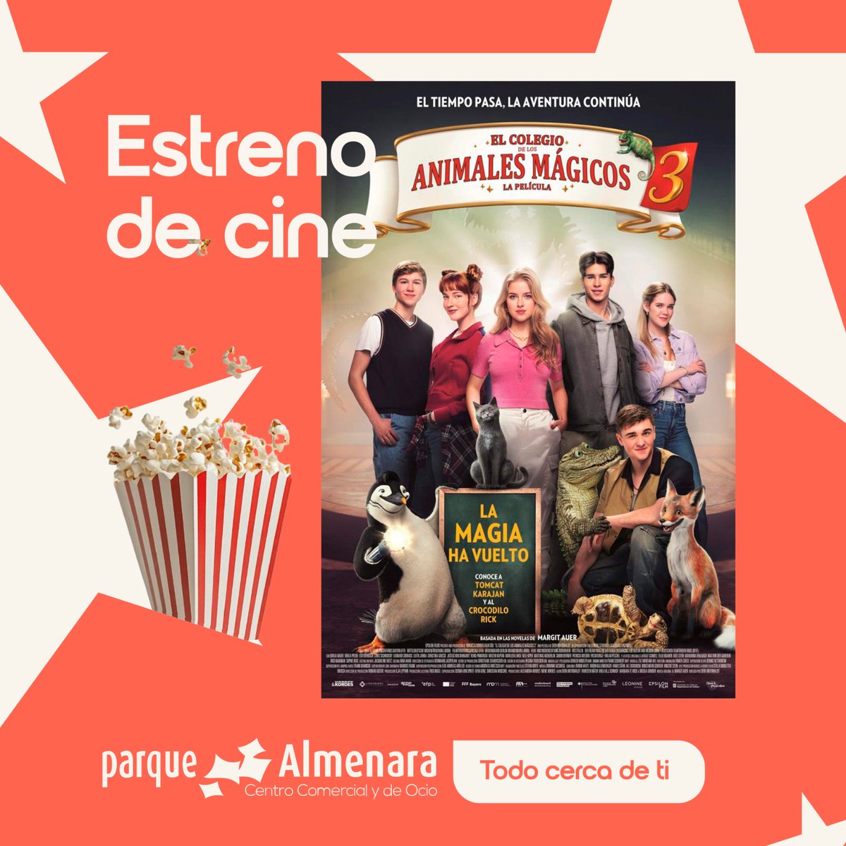 🍿 ¿No todo es feria no? <a href="/cinemaxalmenara/">cinemaxalmenara</a> siempre es un plan perfecto 😎

Os dejamos los estrenos de la semana:
👉🏻EL JARDÍN DE LAS DELICIAS
👉🏻AFTERBURN
👉🏻UN GRAN VIAJE ATREVIDO Y MARAVILLOSO
👉🏻MI AMIGA EVA
👉🏻COLEGIO DE ANIMALES MÁGICOS 3
👉🏻ÁNGELO EN EL BOSQUE MISTERIOSO