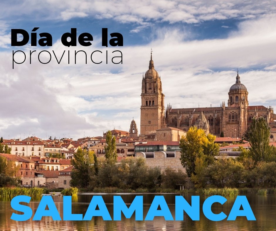 🌤️🌾 Hoy celebramos el Día de la Provincia de #Salamanca 🏞️
Queremos felicitar a todos los pueblos y rincones que hacen grande a nuestra tierra🤍🖤

Montañas, llanuras, ríos y cielos que nos regalan cada día un paisaje único, lleno de historia, cultura y naturaleza. 🌍✨