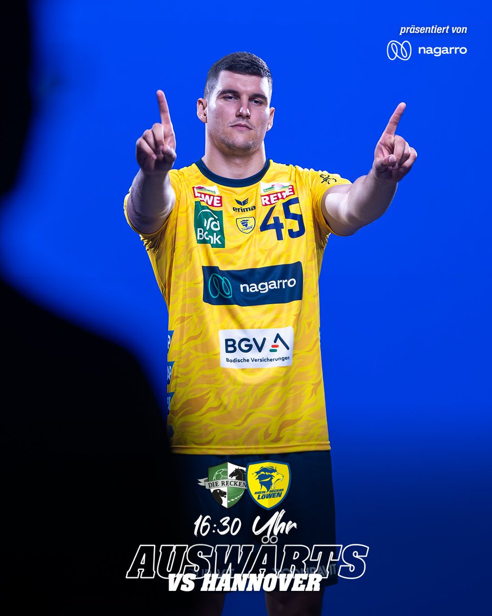 Auf 𝐏𝐮𝐧𝐤𝐭𝐞𝐣𝐚𝐠𝐝 in der niedersächsischen Landeshauptstadt! 🐎

🆚 TSV Hannover-Burgdorf
⏰ 16:30 Uhr
🏟️ ZAG arena
🏆 DAIKIN HBL, 5. Spieltag
📺 Dyn Handball
📲 Zwischenstände in unserer Story auf IG und FB

#rnl #rnloewen #handball #HANRNL