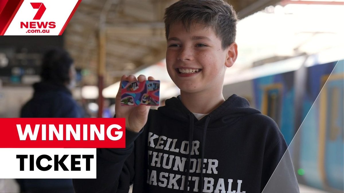 One young Melbournian has beaten out 6,000 others to have his artwork featured on the city's new Myki cards. 

But when the 11-year-old creator arrived at Flinders Street Station with his parents, he was none the wiser. youtu.be/WspRige-e74 <a href="/jacstanley7/">Jacqueline Stanley</a> #7NEWS