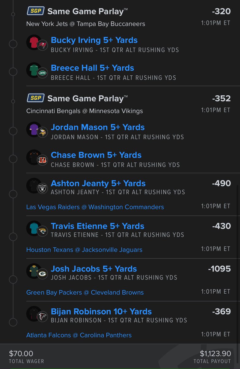 FanduelGuru777's tweet photo. WE START HERE!!! 🔥🔥🔥

This is FIRE!! 🚀🚀🚀🚀

Q1 RB MINI LOTTO 🔥🔥 +1505

https://t.co/PvZzZgrbsj https://t.co/tUi1xNZcML