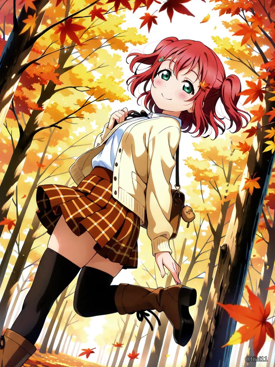 AI秋コーデコレクション2025 誕生日なので、ルビィちゃんもう1回w 3