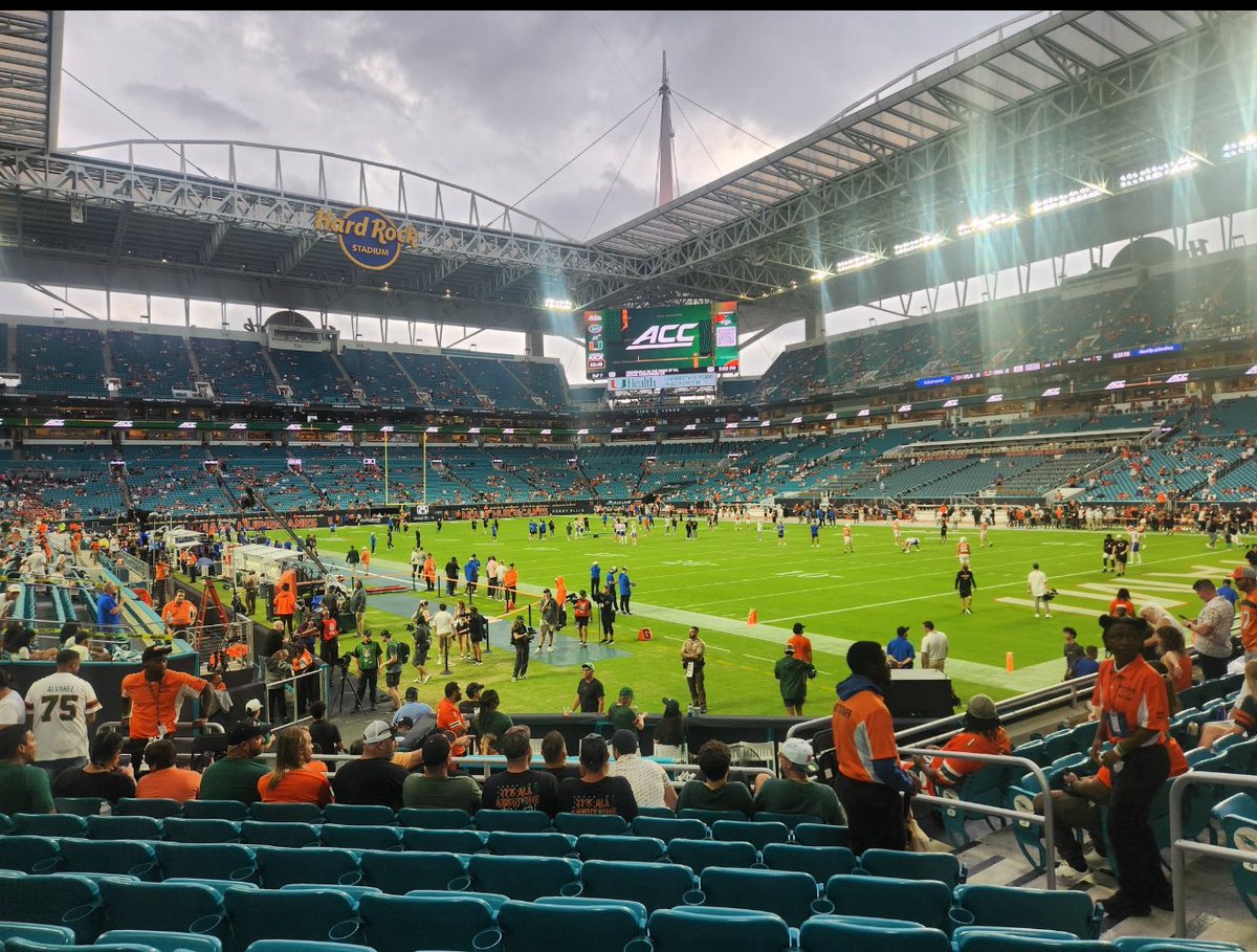 I had a great visit to the University of Miami. Good win, Canes! On my way home motivated to keep grinding. GOD Is Good! Go Canes !