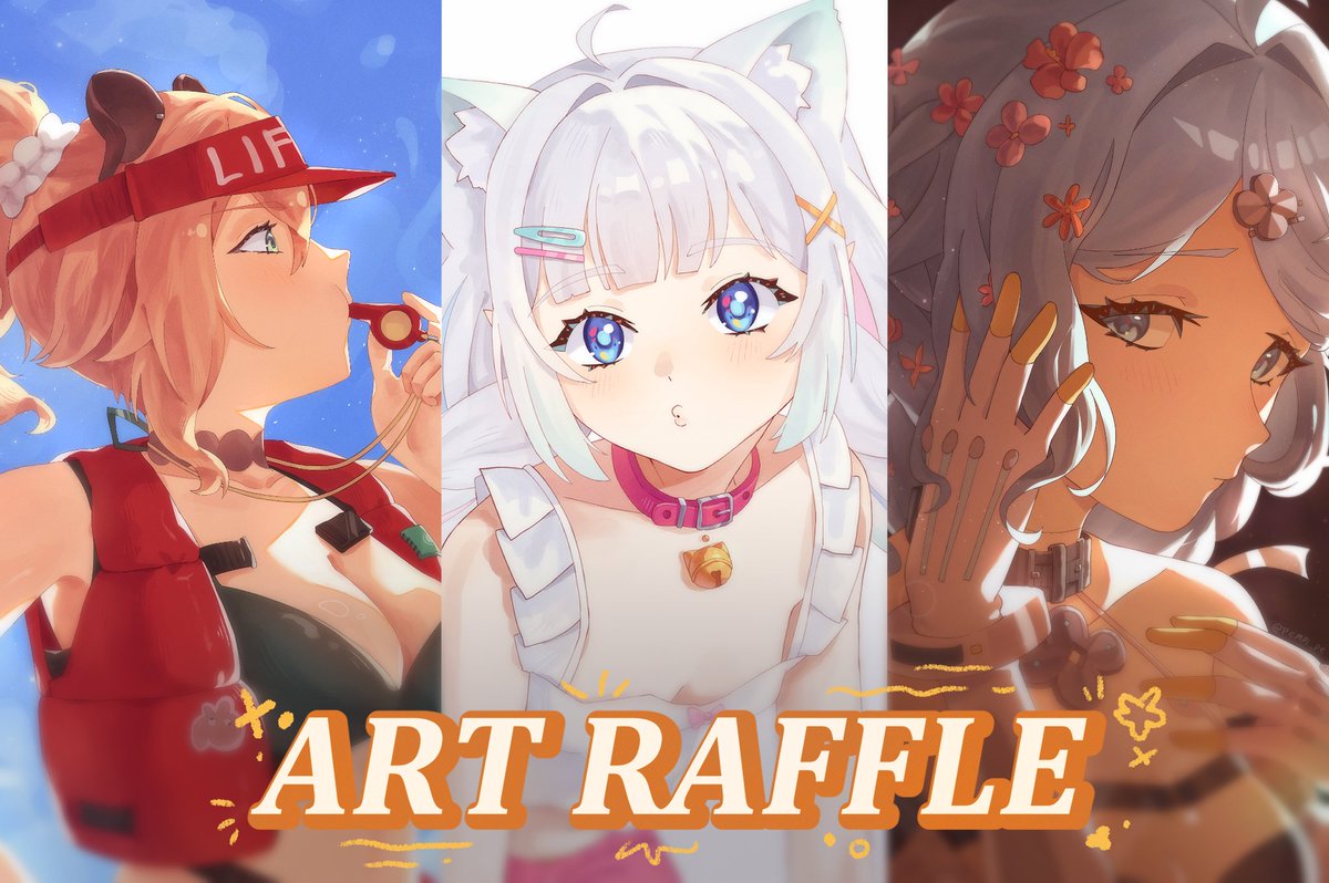 ~✰ ART RAFFLE ✰~
(to celebrate 300 folowers🥳)
✰ Prize: bust art with simple background
✰ To enter:
-folow/rt
-reply with your OC/vtuber model
✰ Ends on October 5th

Thank you everyone for so much activity on recent posts!! 🥹🫶🫶
#artraffle #artgiveaway