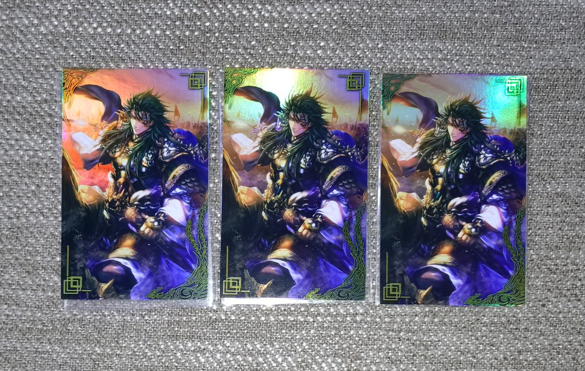 探索デイリーボーナスが連日悲しいことになったり戦祭りで全然勝てないと悲惨でしたが、5日ぶりに絆楽毅を引いたのでヨシとします🥲

これで3絆0すり抜けになったけど反動が恐ろしいですね、1枚入院中なので3つ子で📷️
あと王翦は半年近くノー絆なんだけど、何で楽毅のほうが引けるの〜と泣いてます😢