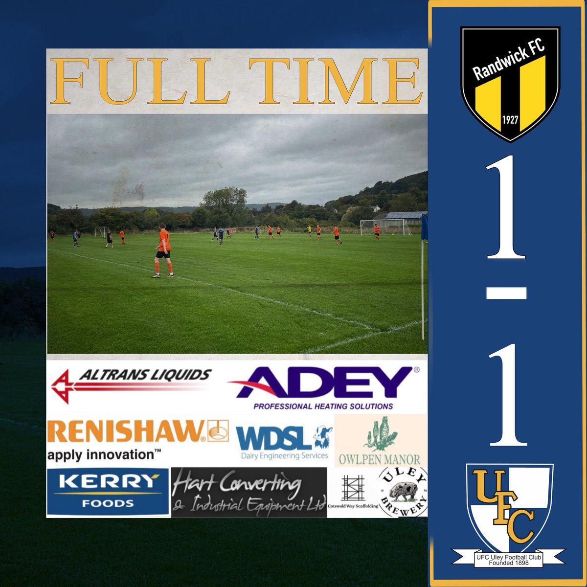 FULLTIME🔵

1-1 Draw for Uley Reserves who were away to Randwick 3rds

Goalscorers
Pat Millward x1

🔵UTU⚪️