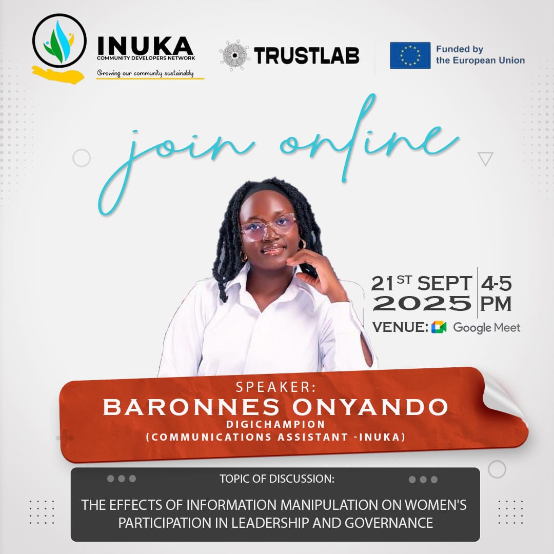 Join us at 4pm today, as we unpack the real impact of misinformation, disinformation, and malinformation on women’s political participation and leadership journeys.
<a href="/siasaplace/">Siasa Place</a>

calendar.app.google/ao7vLiYG4wVRvi…

#TrustLab 
#factfirstverifyandamplify