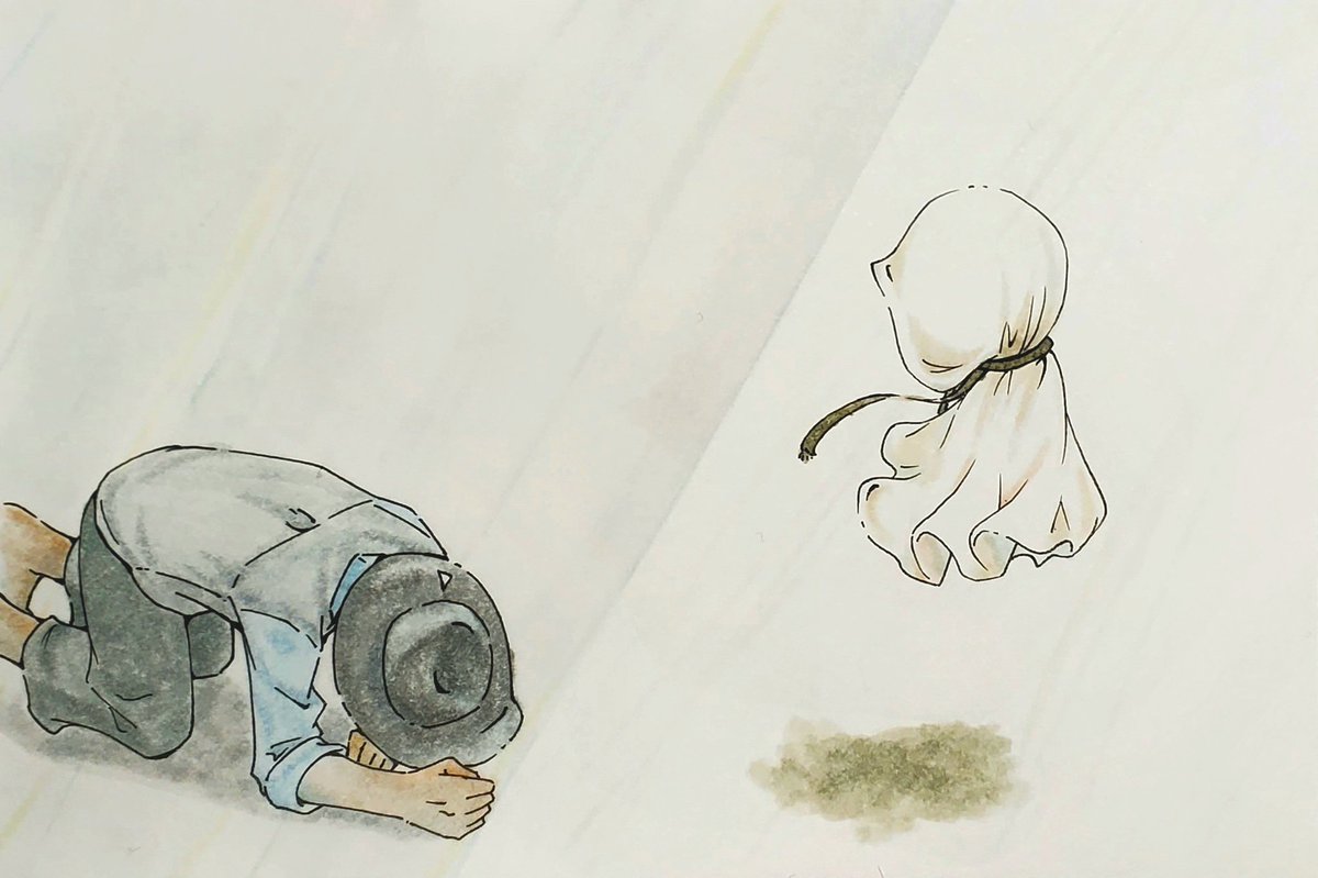 amazarashiさんはポジティブな曲ばかりだけど、ネガティブな絵を描いてしまいました。これを夢に見たもので。
どの曲を思い描いたのか、そもそも曲をイメージしていないのかもしれません。