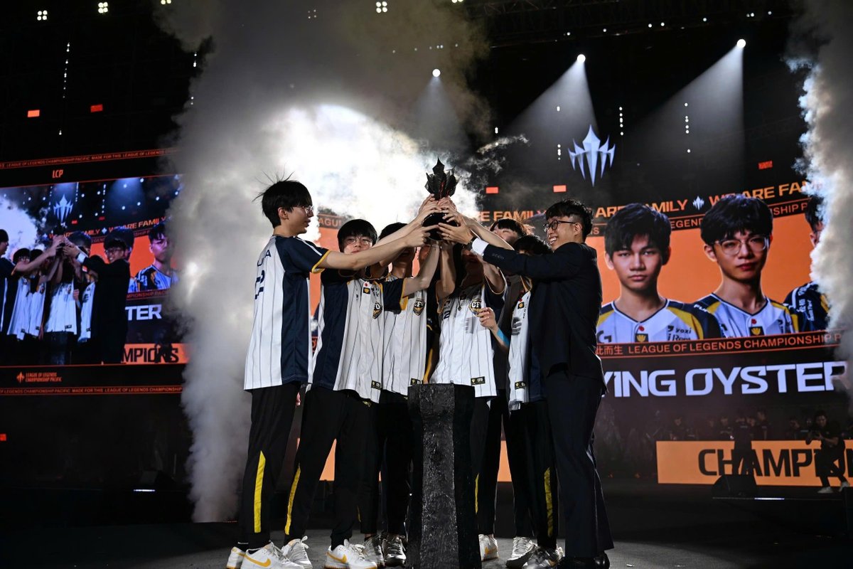 YOUR LCP CHAMPIONS: CTBC FLYING OYSTER