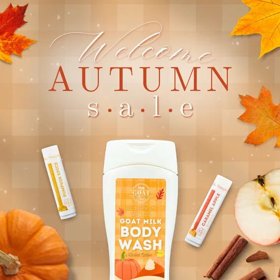 TheGOATFarmLLC's tweet photo. Enjoy 15% off all our Fall Natural Skincare Products today and tomorrow during our Welcome Autumn Sale using this code: WELCOMEFALL. 🍂

SHOP & SAVE NOW: https://t.co/rdUNLtAfAN

#fall #autumn #fallscents #fallproducts #skincare #naturalskincare #lotion #bodybutter #soap #bodywash #lipbalms #pumpkinseason #pumpkinpatch #pumpkinspiceseason #pumpkinspice #pumpkinspiceeverything #pumpkinpie #caramelapples #lastdayofsummer #autumnequinox #autumn2025 #fall2025