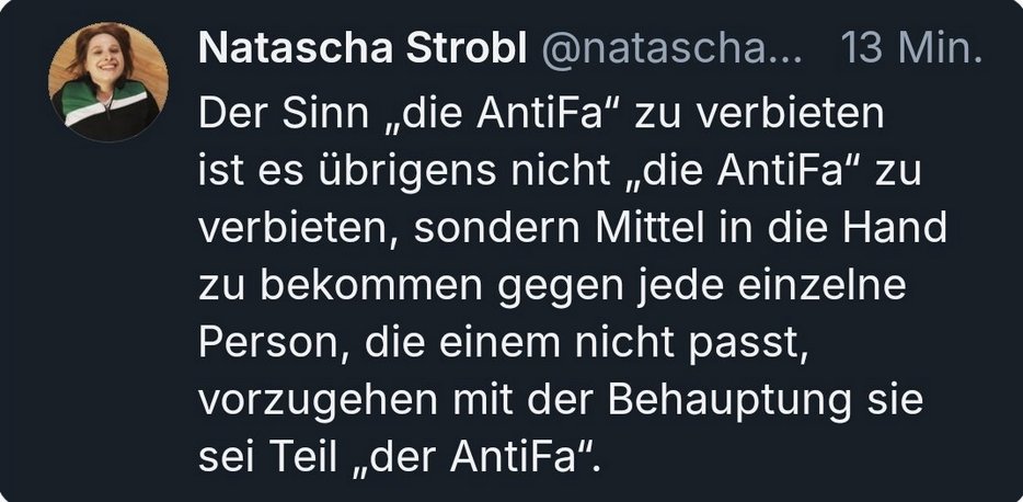 Das wäre dann also die Methodenkopie des "Kampfes gegen rechts".