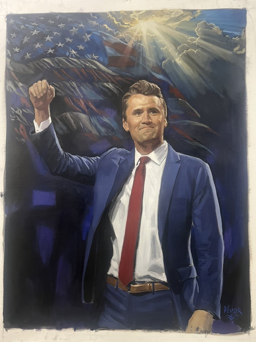 Remember Charlie Kirk.

Oil on canvas
48 x 36