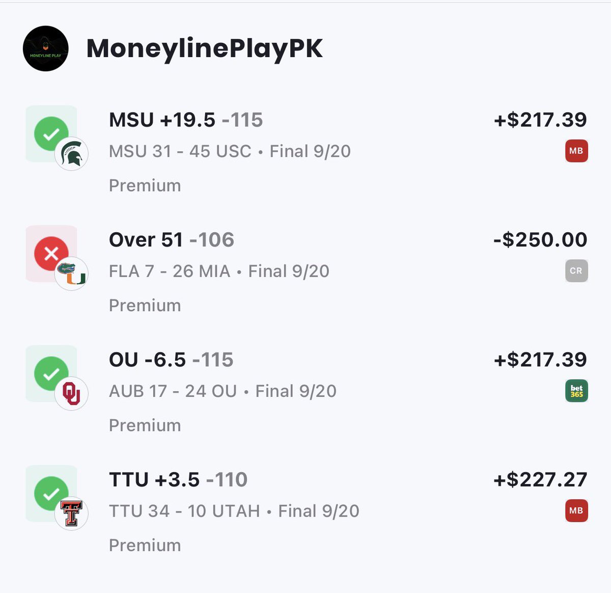 Moneyline Play tweet media