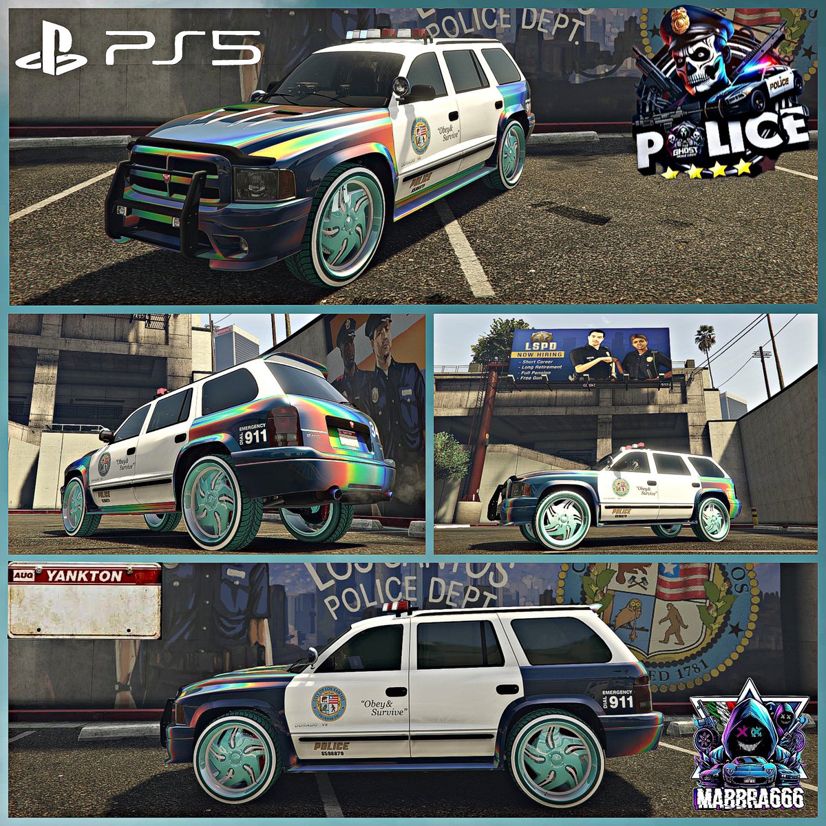 🚨ＤＲ♢Ｐ Ｓ|ΞＳＳＩ♢Ｎ🚨
🎮PS5

🗓23/09/25
🕘21:00 (9 p.m.)🇮🇹
👮‍♂️LSPD SET PART 4

🆔M_ABBRA666
⛑️PRANKSTER_GHOST

👥FRIENDS SESSION
📍LS CAR MEET  &amp; 🔰GC2F

┈═━═━☆═◈═☆━═━═┈
🚔STRAINER LE CRUISER
🚔DORADO CRUISER

🧼FULL CLEAN
🪄UNSELECTED INTERIORS
🌈CHAMELEON