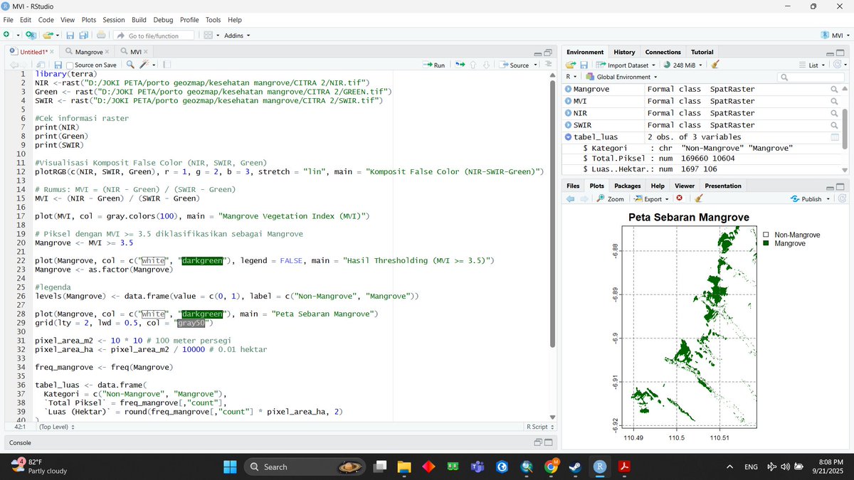 GeoZMap's tweet image. HALO GAIS!  

KITE BARU AE NYELESAIN PROYEK TENTANG MANGROVE LAGI NI 

GIMANA KEREN BAT GA? JELAZ LA KITE JAGONYE  

KALIAN ADA KESULITAN? KONSUL DI WA AJA  

#jokipeta #zonauang #jokiArcgis #tutoring #Arcgis #Qgis #AutoCad #GEE #jokitugas #GEOZMAP #geografi #joki #PWK #GMT