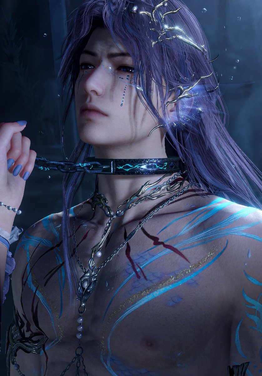 Rafayel acts more like tomoe than jinshi but yall not ready for that conversation yet. Both waited 500+ years for their wives, sassy, tsundere, possessive, non human, complex past and completely devoted to their wives as soon as they fell in love. They even share the same VA