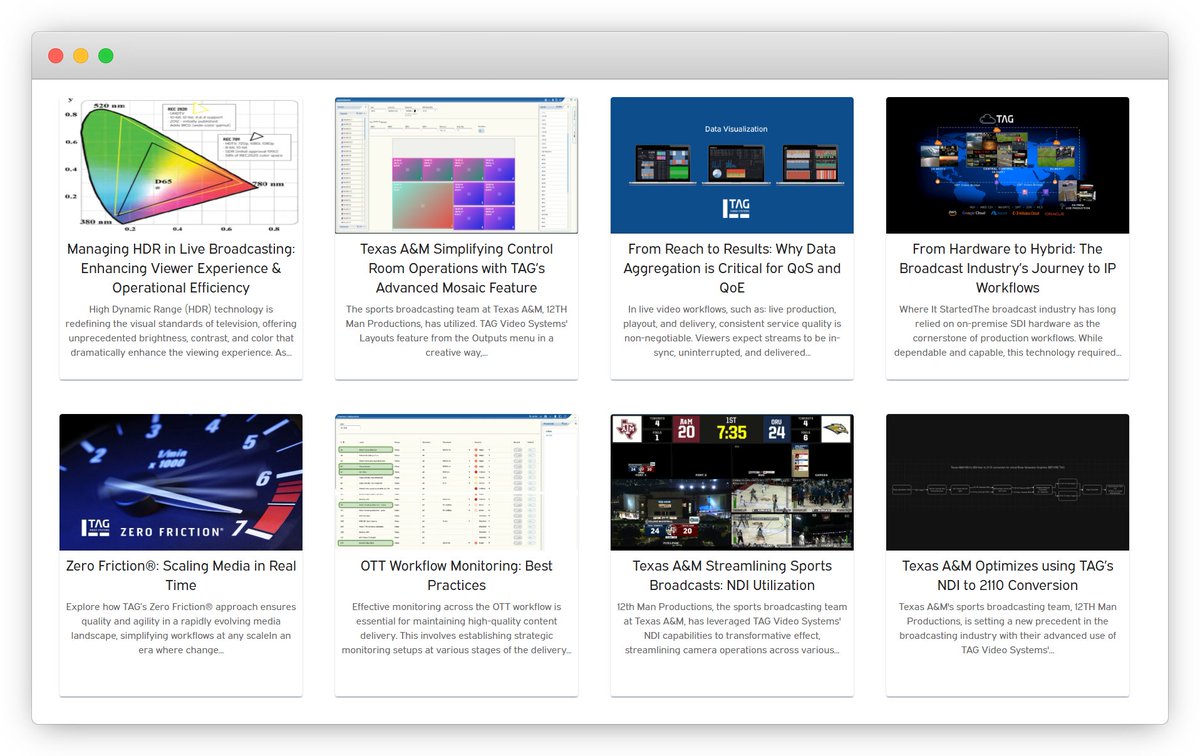 TAG V.S. tweet media