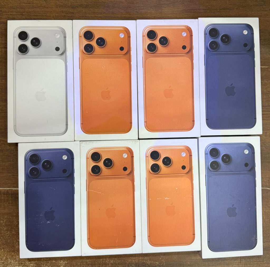 iPhone 17 series now available both cash and installment  inbox for details and all phones available both cash and installments @alienterpriseug / call or WhatsApp us on +256706337433 
Single sim + e sim 
256/ 512