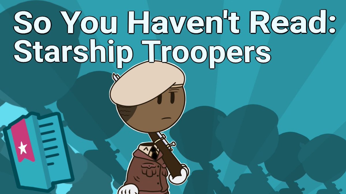 If <a href="/ExtraCreditz/">Extra Credits Studios</a> ever does a 'So You Haven't Read' on Starship Troopers I will be quite upset.

Here's what to expect if there was one:
-ST is "Fascist"
-Trump/MAGA Bad 
-Mistake the movie for the book
-Heinlein is a ______
-Verhoeven was a "genius" satirist
-Pro Bug propaganda